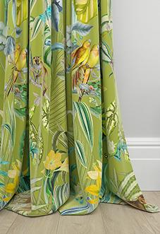 Barbados, Avocado - Made to Measure Curtain